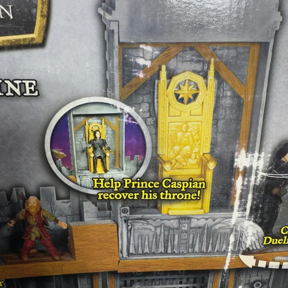 Narnia Prince Caspian Deluxe Telmarine Castle Playset Lights Sounds Play Along